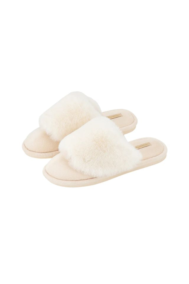 Cosy Luxe Slippers - Ivory