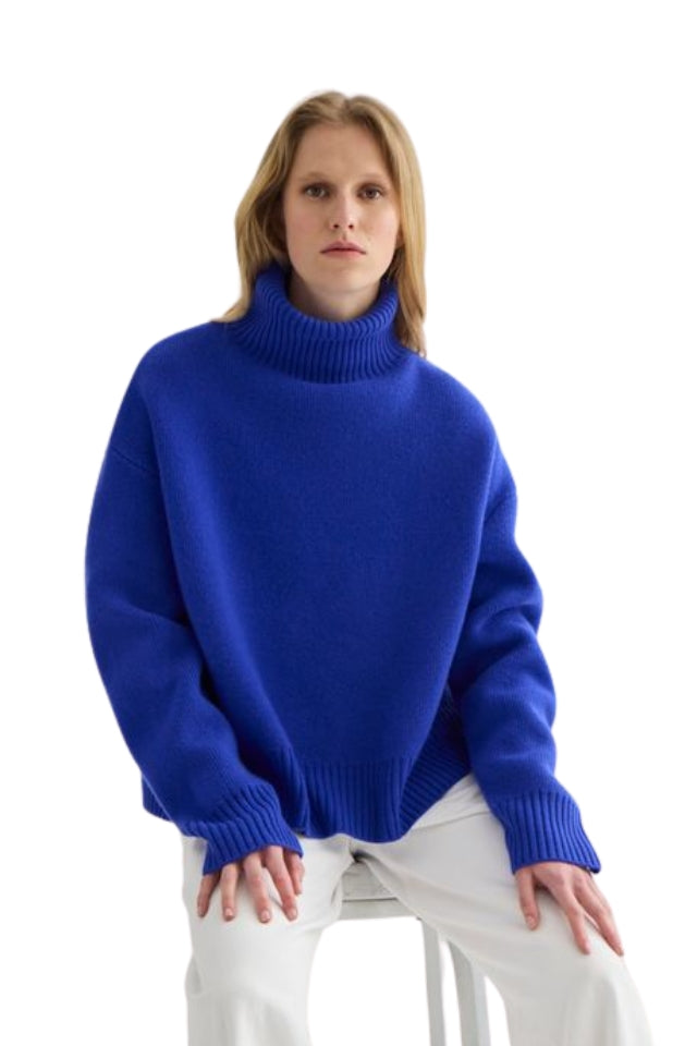 Nico Oversized Sweater - Royal