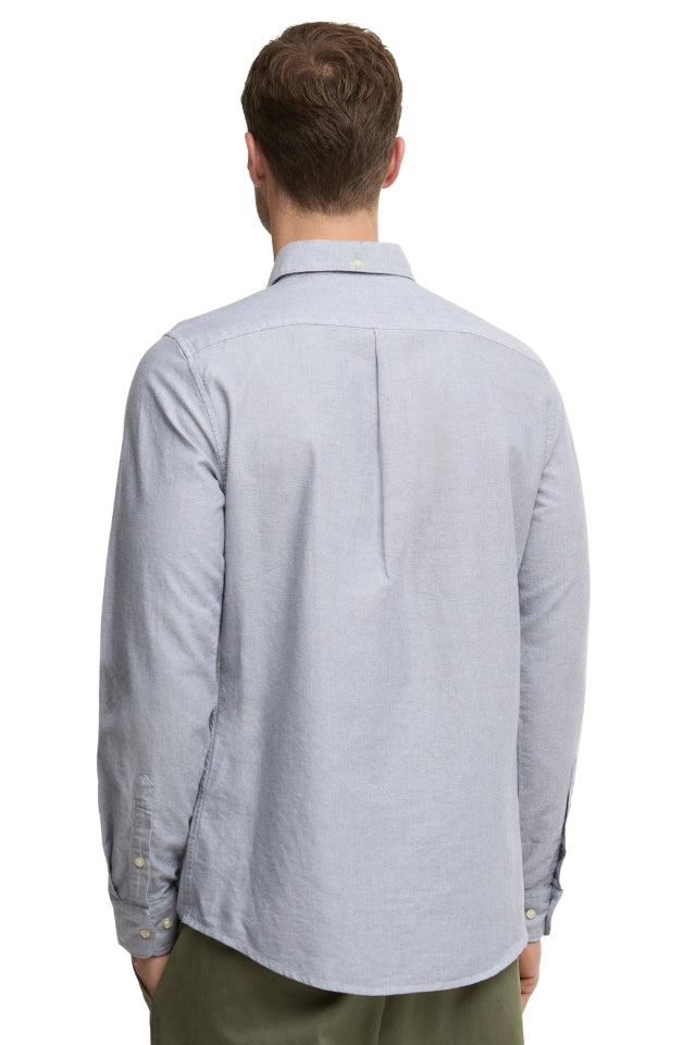 Oxtown Tailored Shirt - Grey Blue