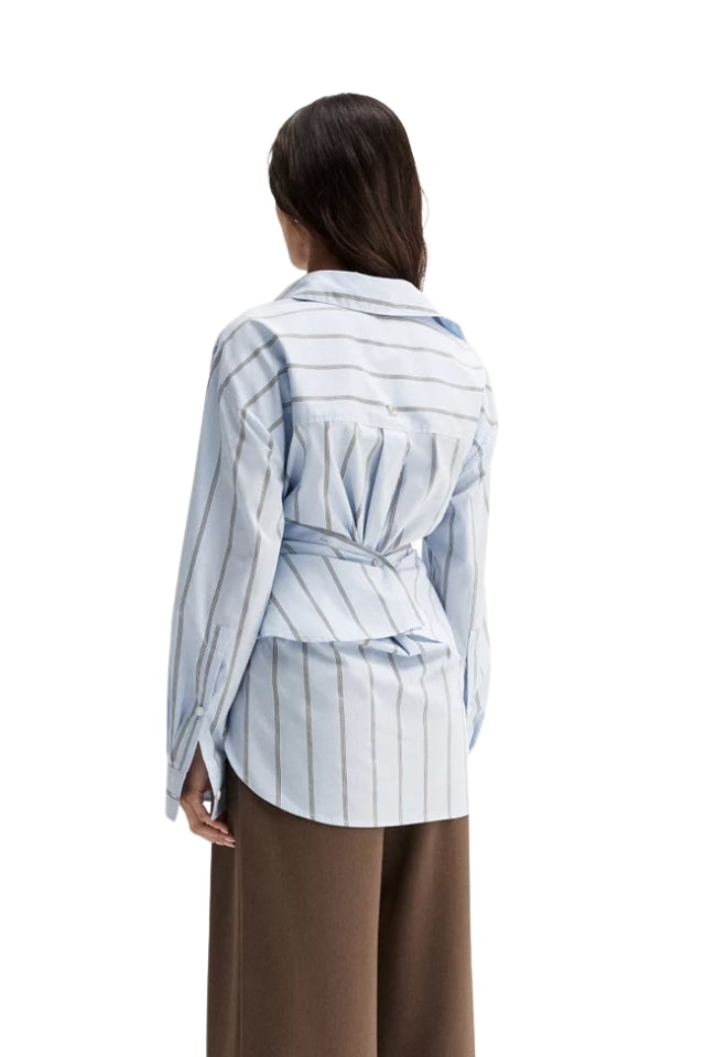 Dominic Stripe Shirt - Blue Stripe