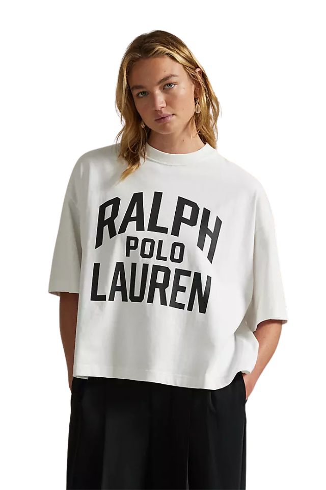 Logo Cotton Jersey Tee - White