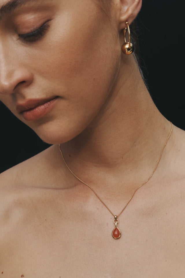 Mirren Necklace - Carnelian