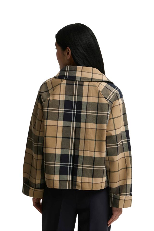 Delilah Checked Showerproof Jacket - Birchwood Dress
