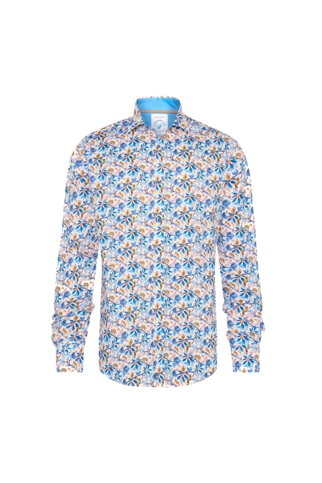 Monkey Shirt - Cobalt