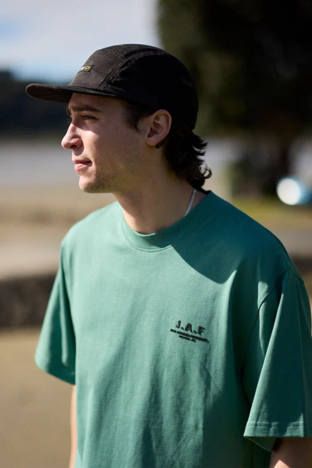 J.A.F Heavy Shore Tee - Vintage Teal