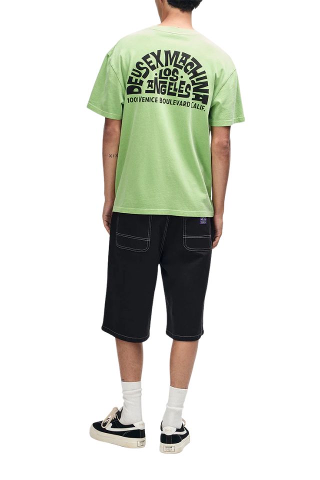 Los Angeles Address Tee - Parrot Green