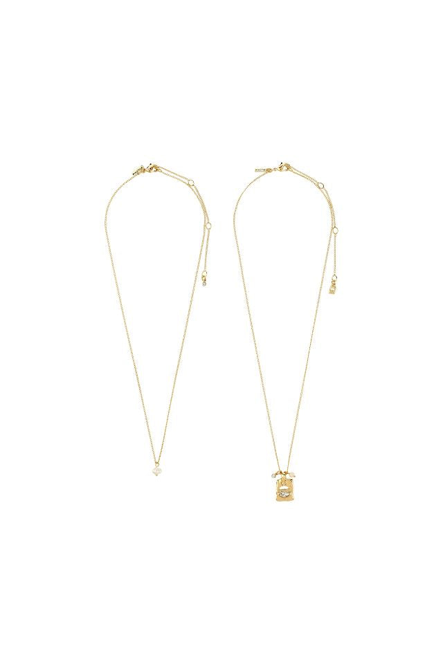Fire Necklace 2-in-1 Set - Gold