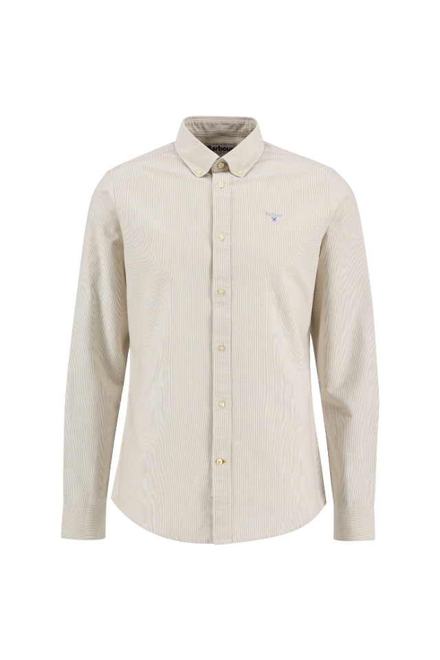 Striped Oxtown Tailored Shirt - Stone
