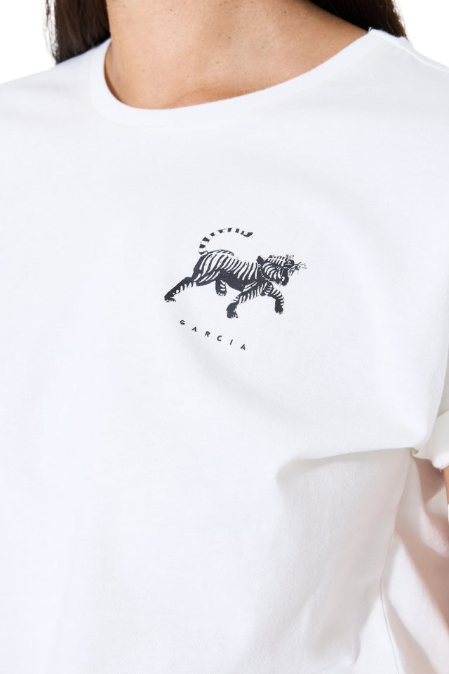 Garcia Cat T-shirt - Off white