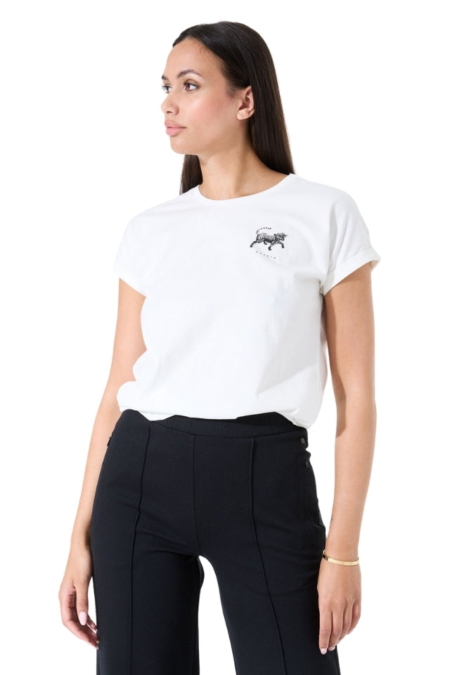 Garcia Cat T-shirt - Off white