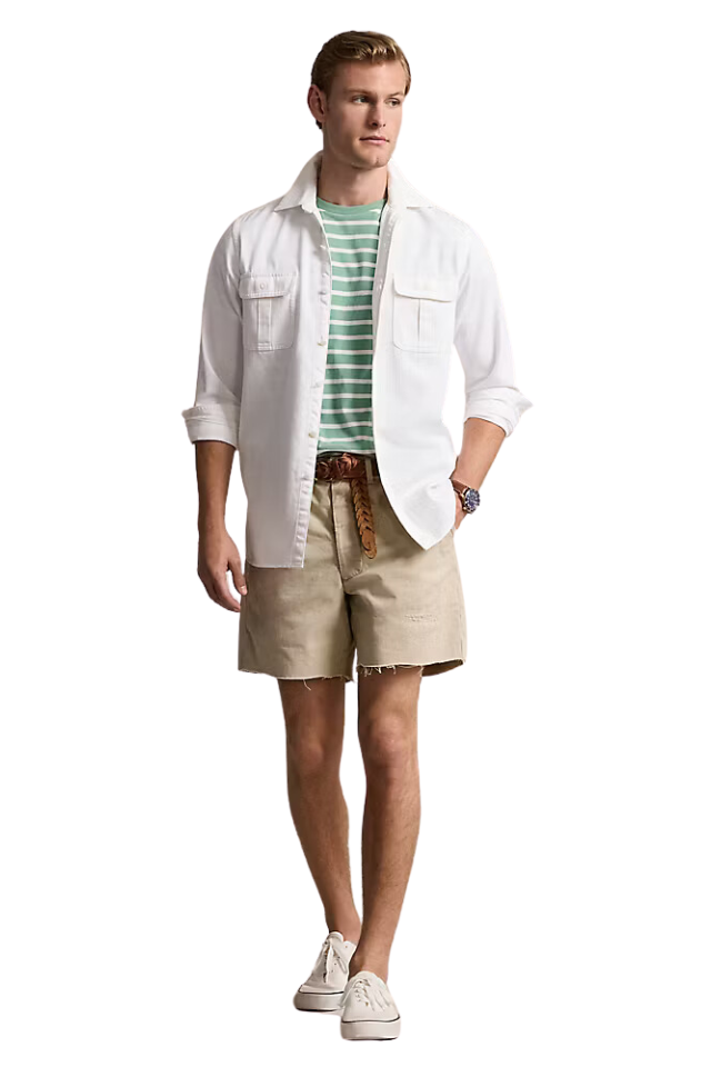 Classic Fit Striped T-Shirt - Pastel Green