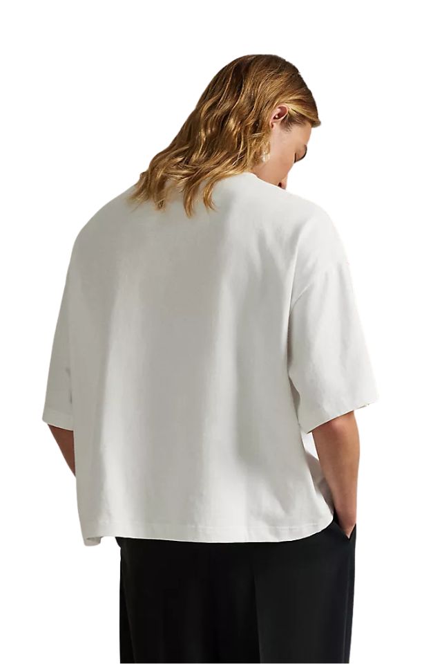 Logo Cotton Jersey Tee - White