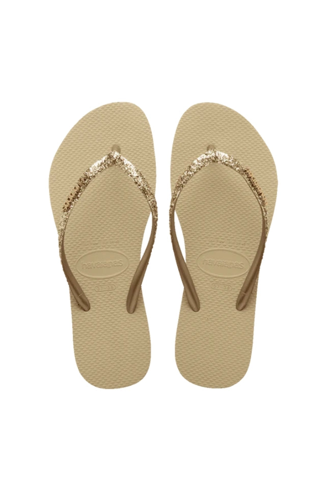 Slim Glitter II Logo Metallic - Gold