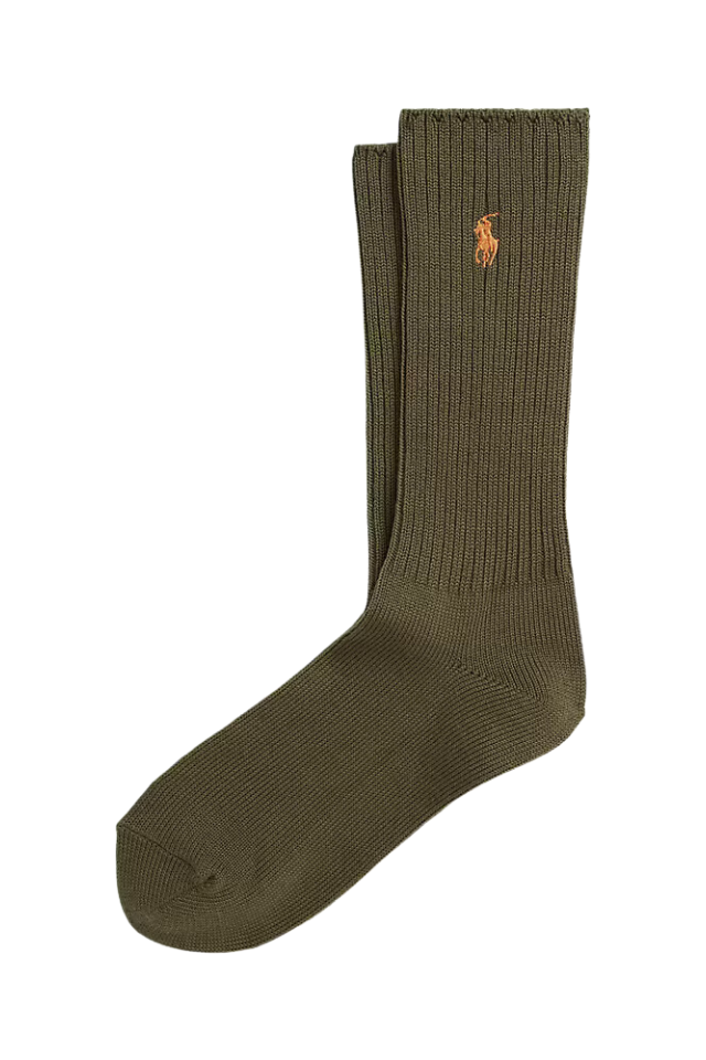 Cotton Blend Crew Socks
