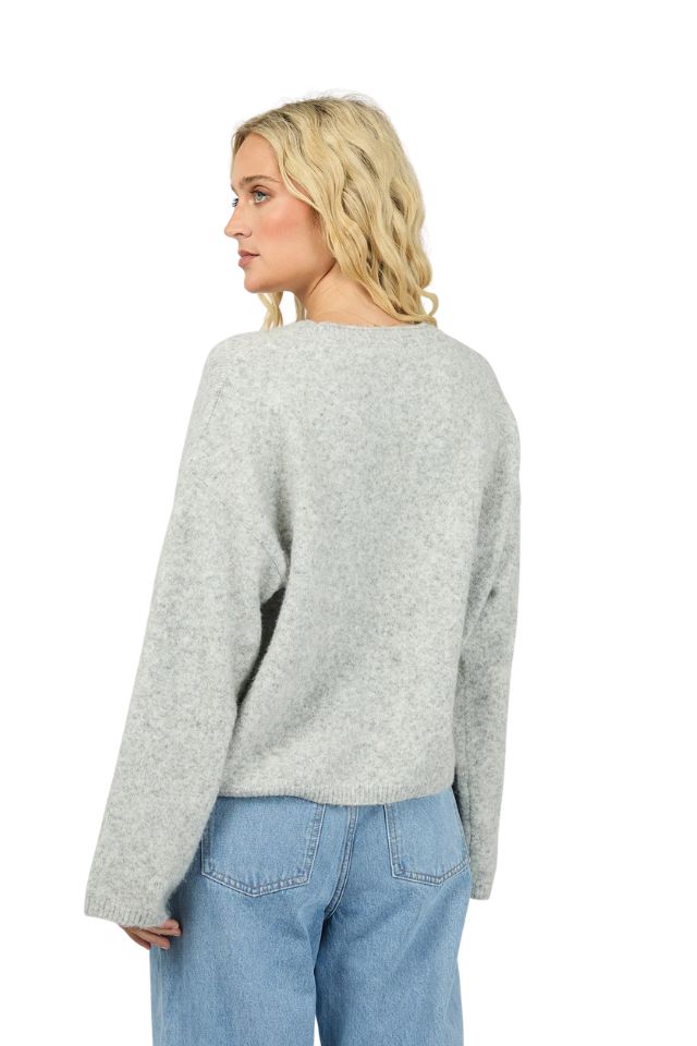Nova Cardigan - Grey Marle