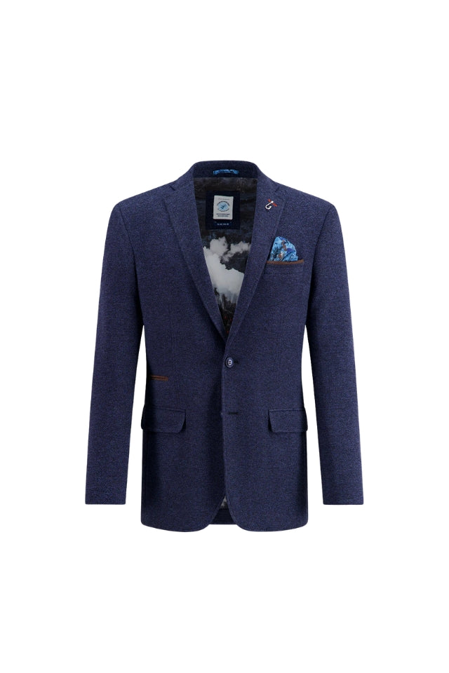 Pique Blazer - Navy