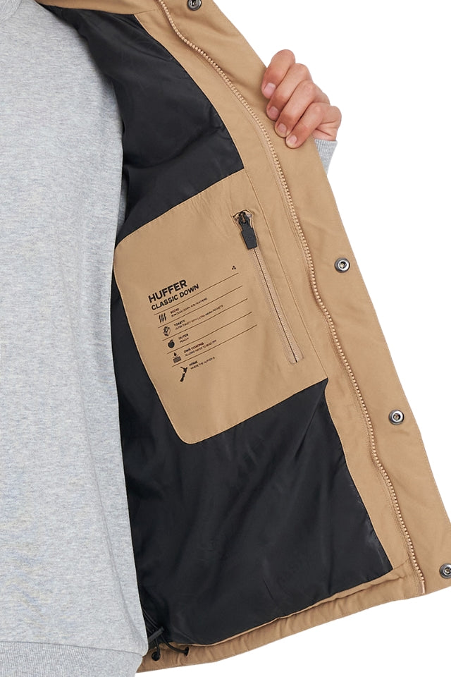 Mens Classic Down Vest - Tan