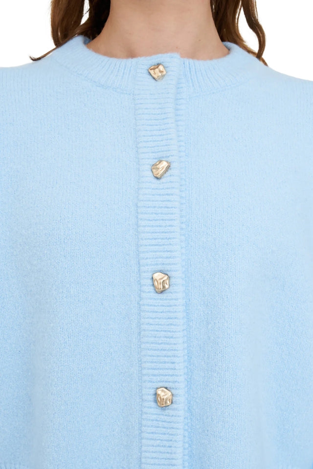 Elle Crop Cardigan - Iceberg