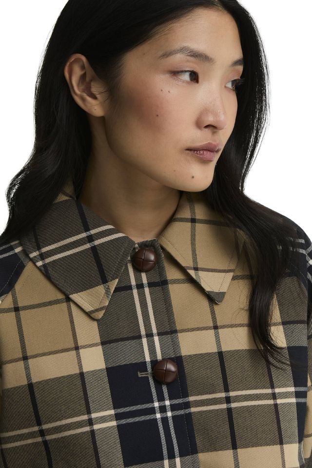 Delilah Checked Showerproof Jacket - Birchwood Dress