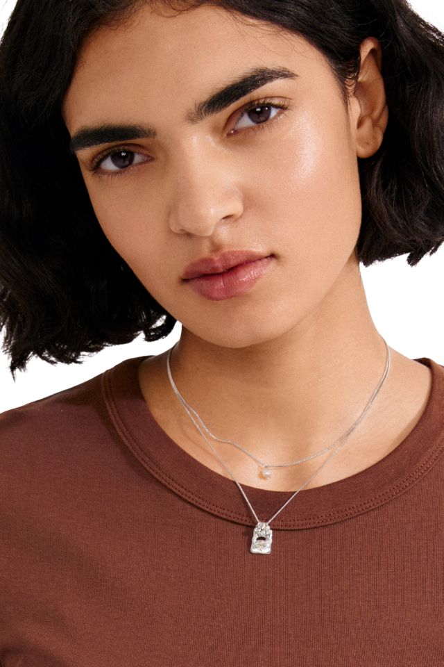Fire Necklace 2-in-1 Set - Silver