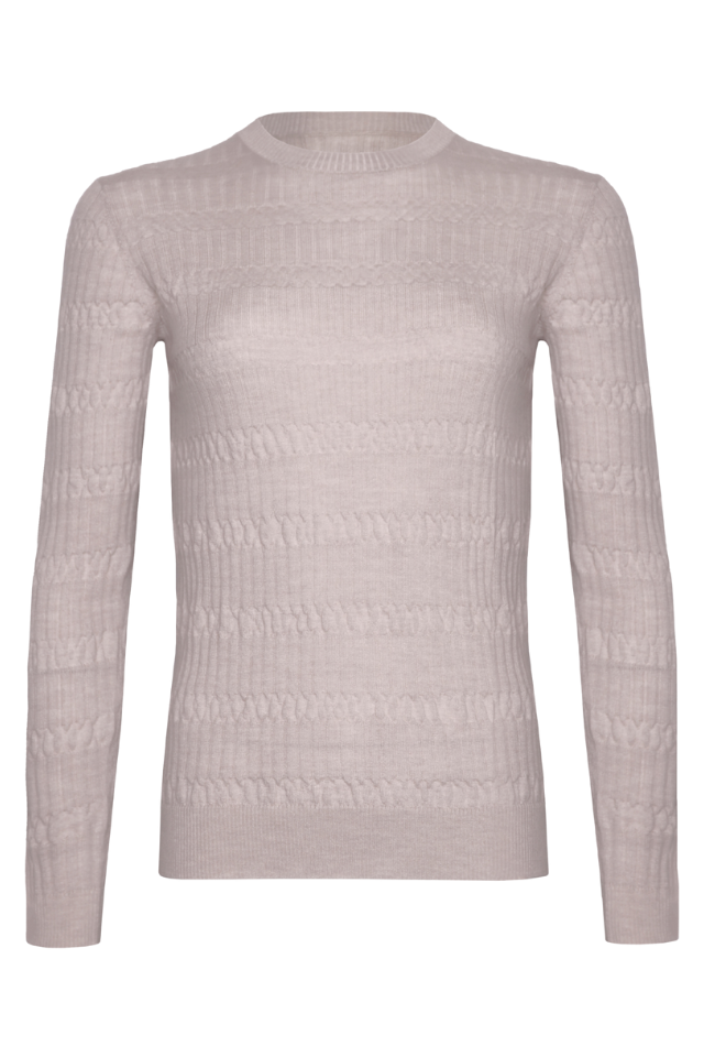 Slim Fit Jacquard Sweater