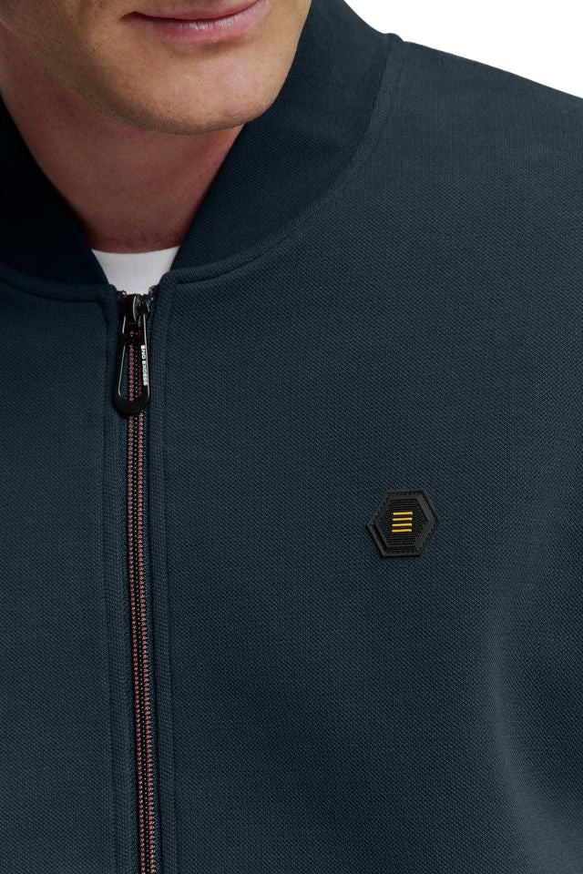 Sweatshirt Full Zip Bomber - Night