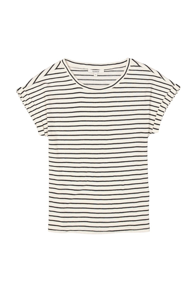 Narrow Stripe Tee - Black