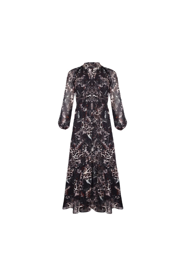 Madam Butterfly Print Dress