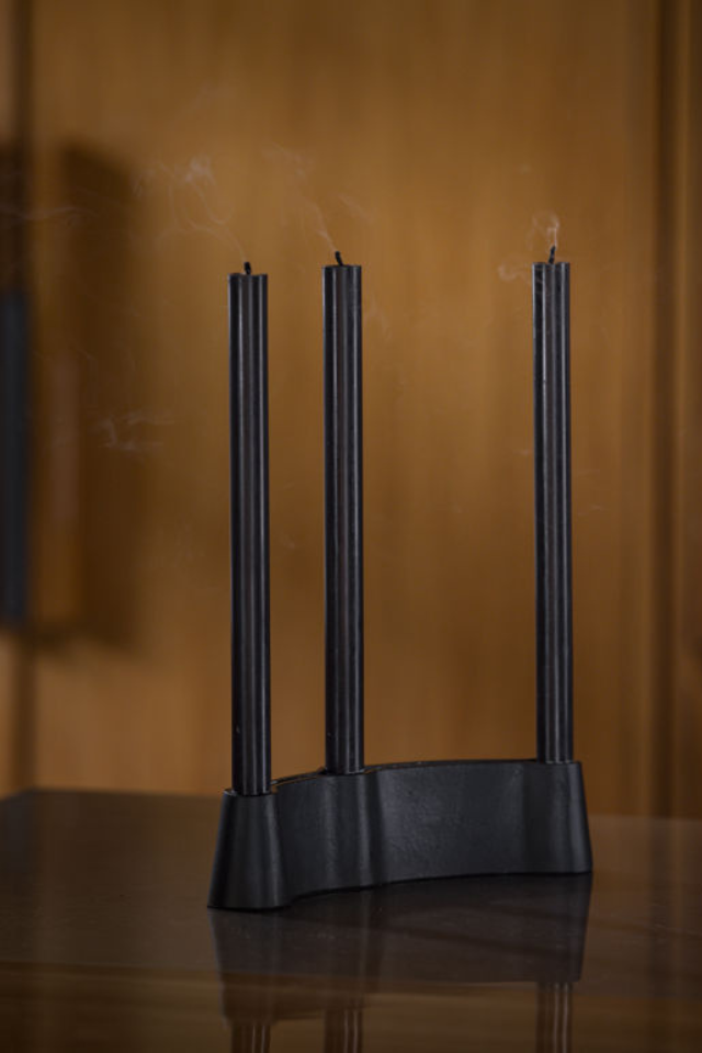 Channel Candle Holder Triple