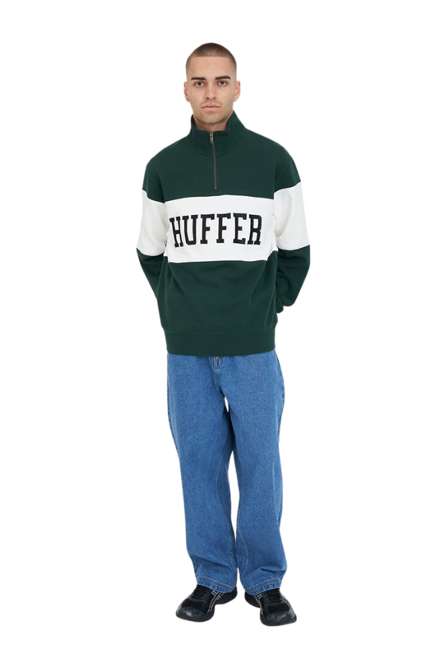 Panel 1/4 Zip Jersey/Pick Up - Evergreen