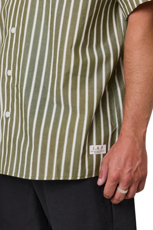 Ballast Shirt - Khaki Stripe