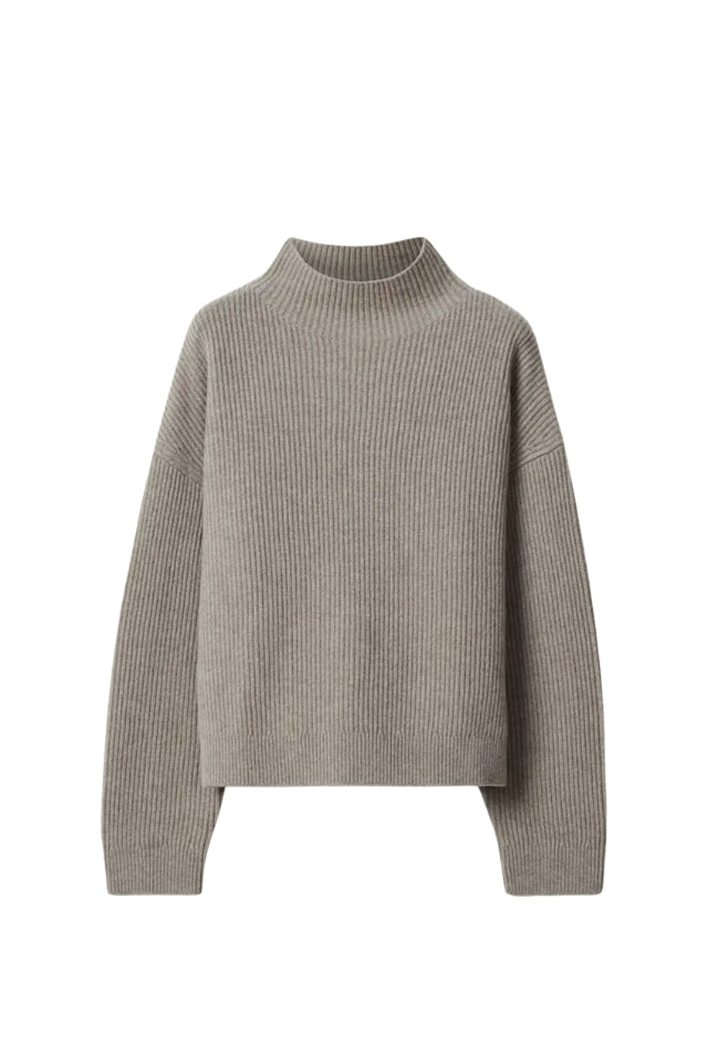 Kimberley Turtleneck Knit - Almond