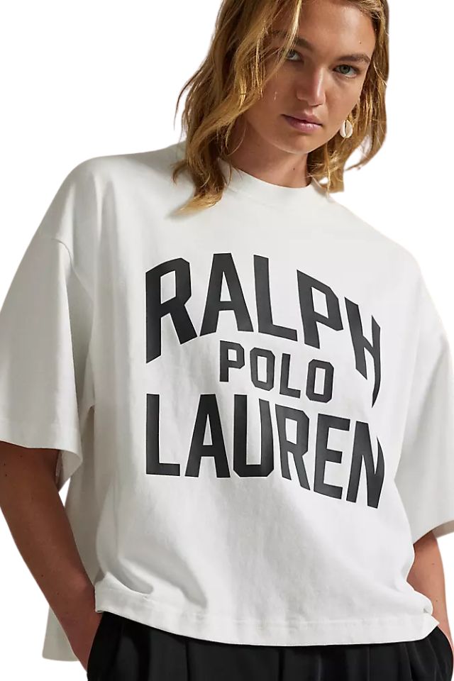 Logo Cotton Jersey Tee - White