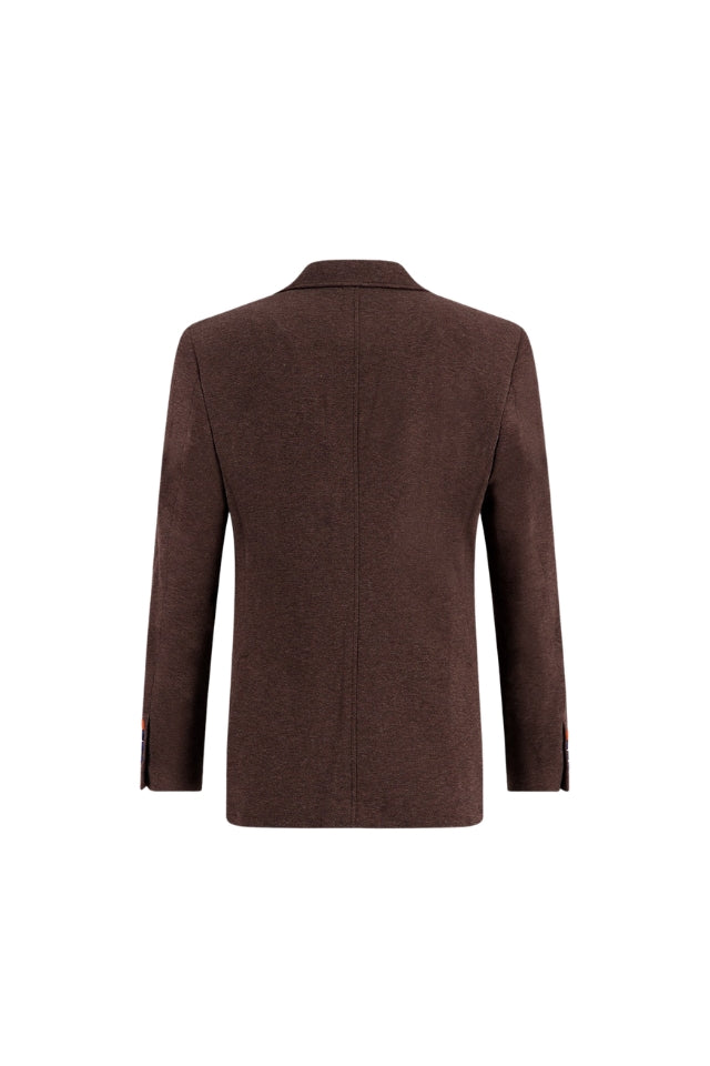 Pique Blazer - Brown