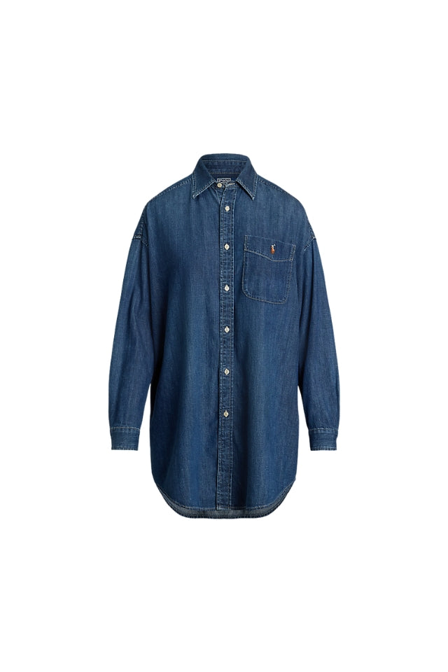 Ladies Denim Shirt - Remy Wash