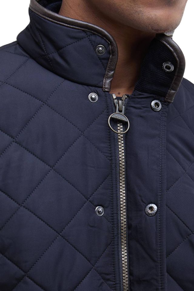 Powell Quilted Jacket - Navy