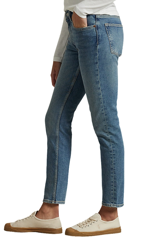 Mid-Rise Super-Slim Jean - Antares Wash