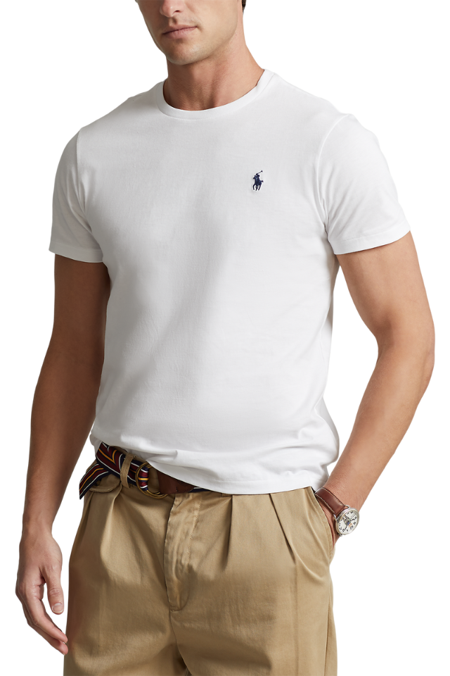 Custom Slim Fit Jersey Crewneck T-Shirt