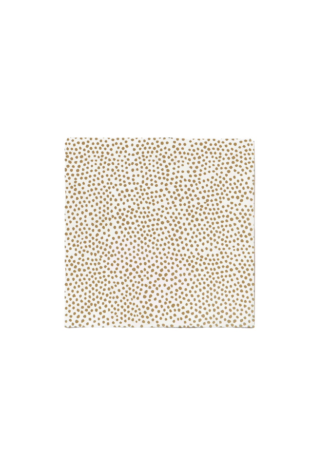 Pois Dinner Napkin 20 Pack - White Mustard