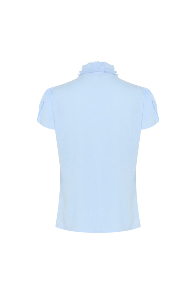 ElliSZ SS Shirt - Chambray Blue
