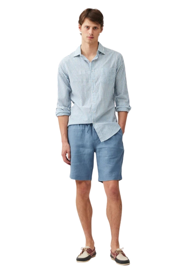 Linen 9" Resort Short - Teal