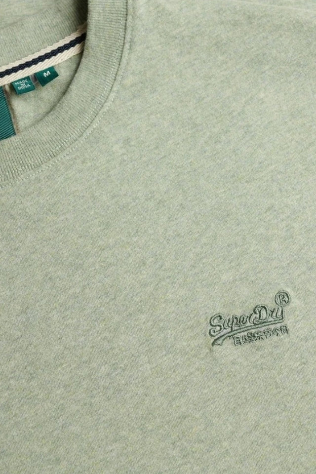 Essential Logo Tshirt - Vintage Sage Green Marle