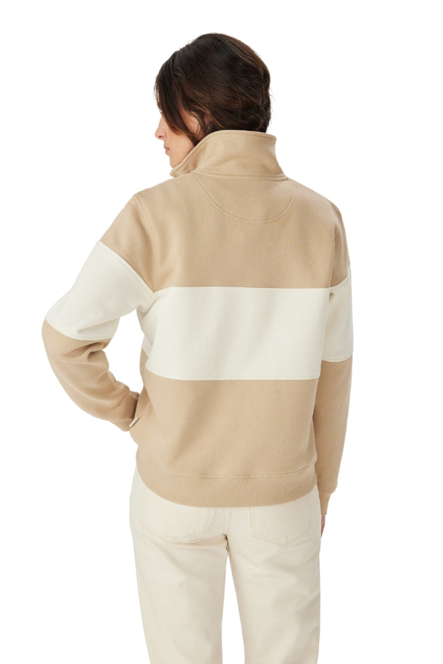 Trickett Panel Sweatshirt - Sand