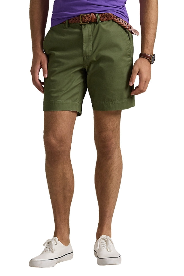 8-Inch Straight Fit Stretch Chino Short - Mountain Green