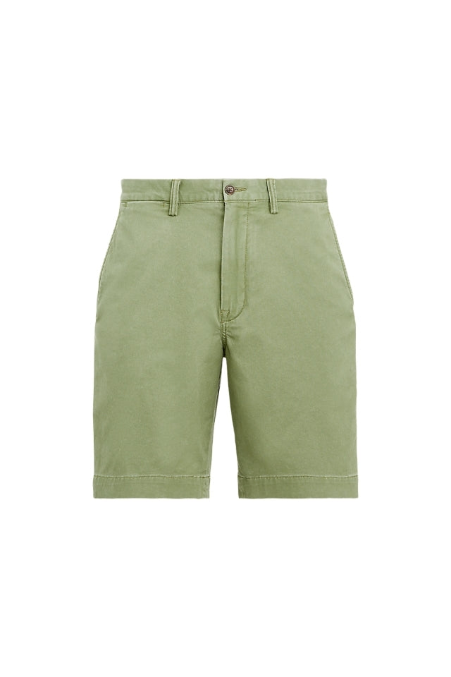 8-Inch Straight Fit Stretch Chino Short - Mountain Green