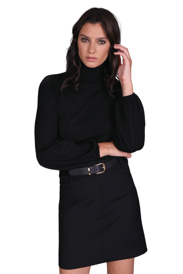 Roll Neck Merino Sweater