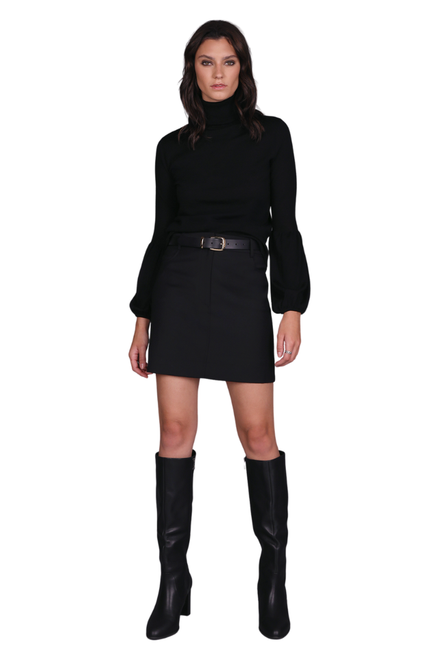 Roll Neck Merino Sweater