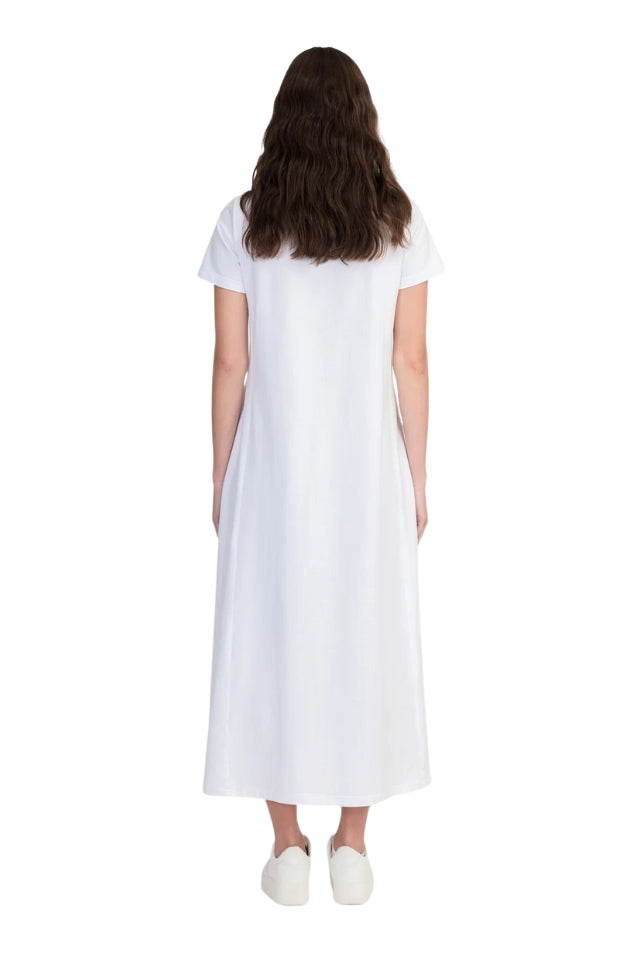 Strand Dress - Ivory/Black