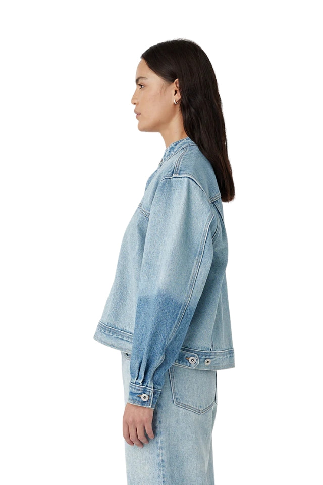 Lexie Denim Jacket - Lucid Ombre