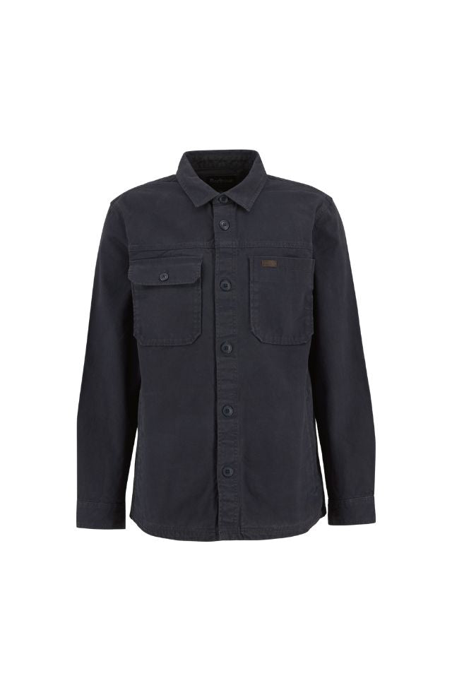 Lingfield Canvas Overshirt - Navy